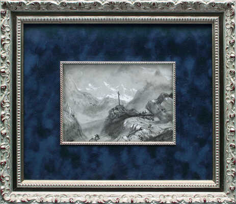 Хардинг Джеймс Даффилд. Пьемонт. Круа д'Аролетта. Вальсаваренш